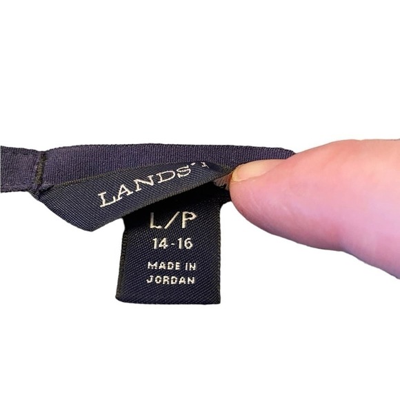 Women’s lands and quarter zip Nordic snowflake, large petite pullover - Picture 5 of 8